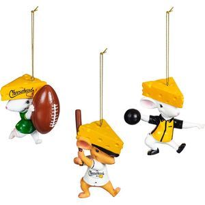 Original Cheesehead Mouse Random Mystery Ornament, Pack of 1